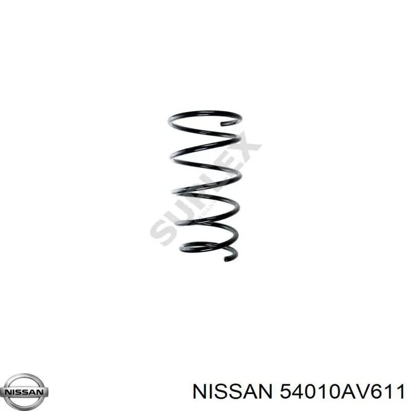 Muelle de suspensión eje delantero para Nissan Primera (P12)