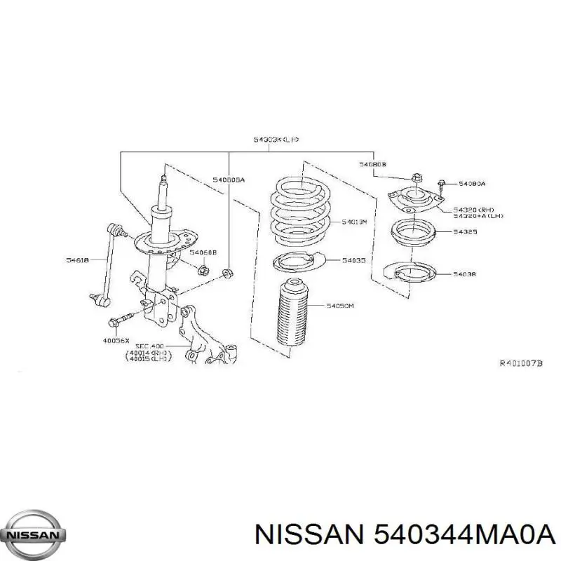 540344MA0A Nissan