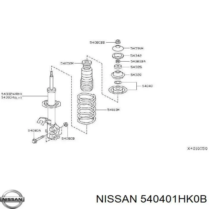 540401HK0B Nissan