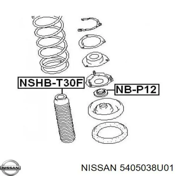 5405038U01 Nissan fuelle, amortiguador delantero