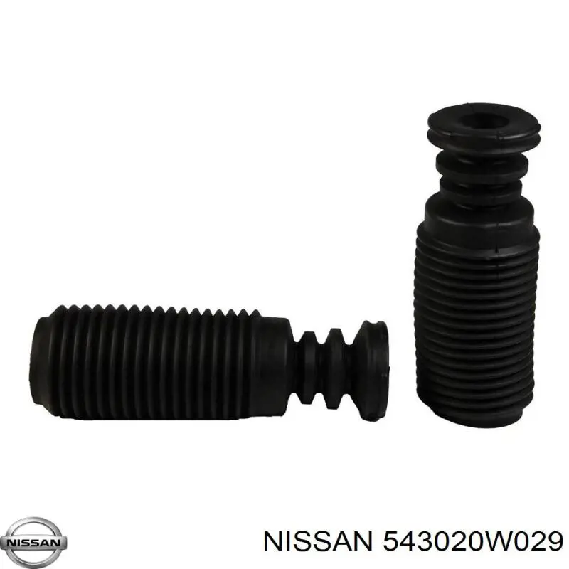 543030W085 Nissan amortiguador delantero derecho