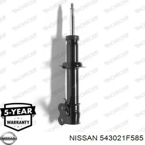 543021F585 Nissan amortiguador delantero derecho