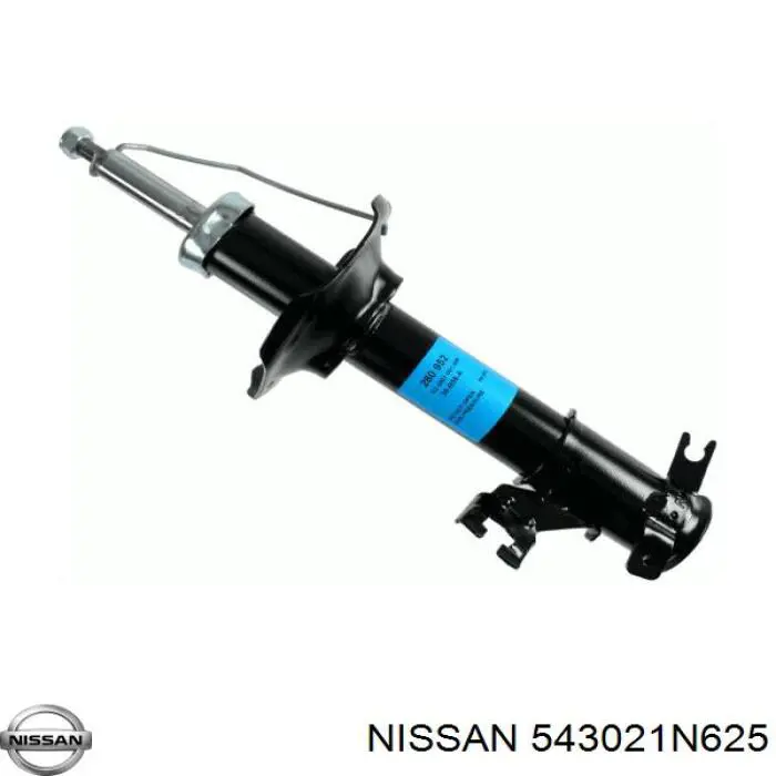 Amortiguador delantero izquierdo 543021N625 Nissan/Infiniti
