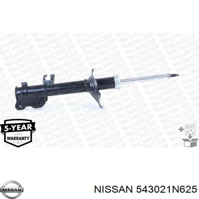 Comprar 543021N625 Nissan/Infiniti Amortiguador delantero izquierdo