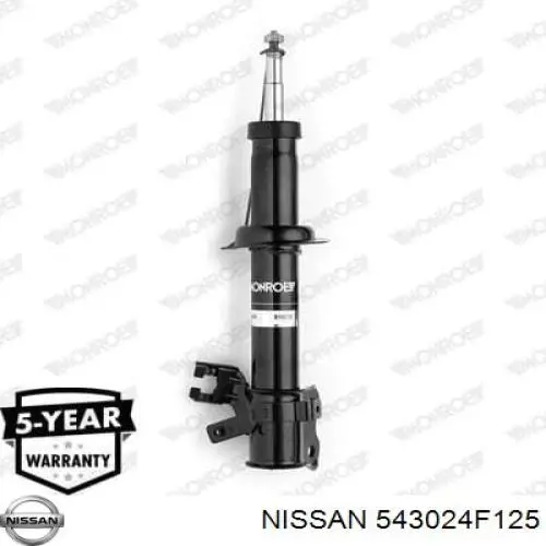 543024F125 Nissan amortiguador delantero derecho