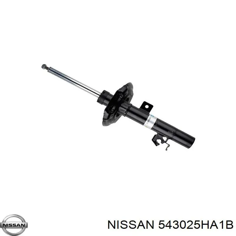 543025HA1B Nissan amortiguador delantero derecho