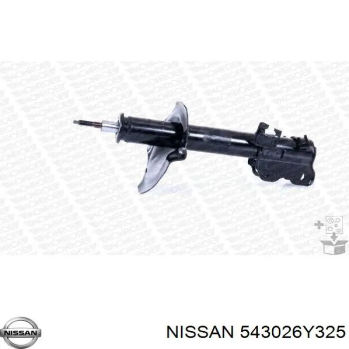 543026Y325 Nissan amortiguador delantero derecho