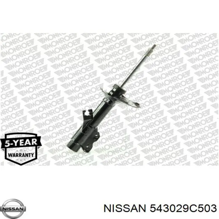 543029C504 Nissan amortiguador delantero derecho