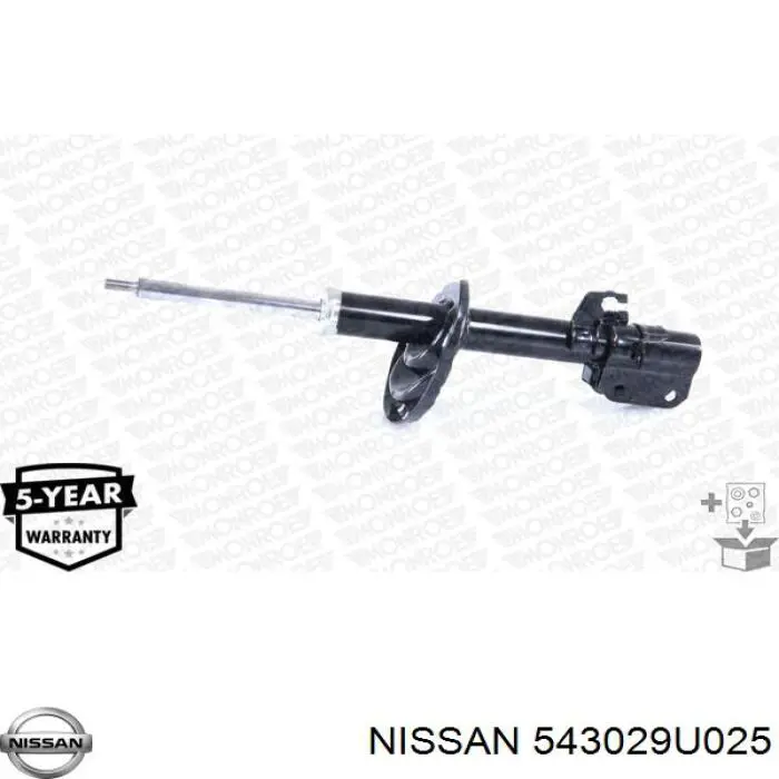 543029U025 Nissan amortiguador delantero derecho