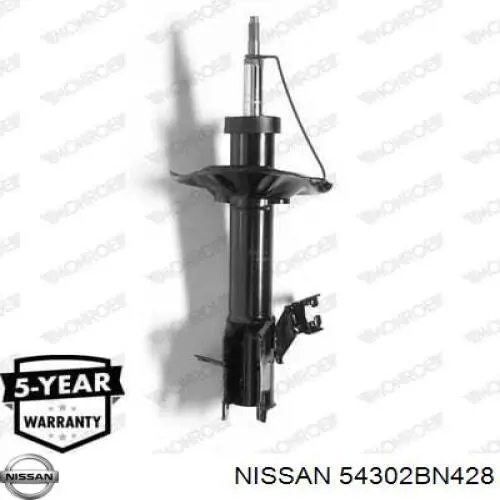 54302BN428 Nissan amortiguador delantero derecho