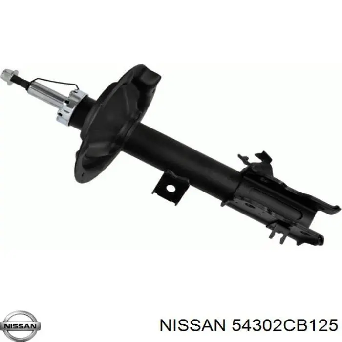 54302CB125 Nissan amortiguador delantero derecho