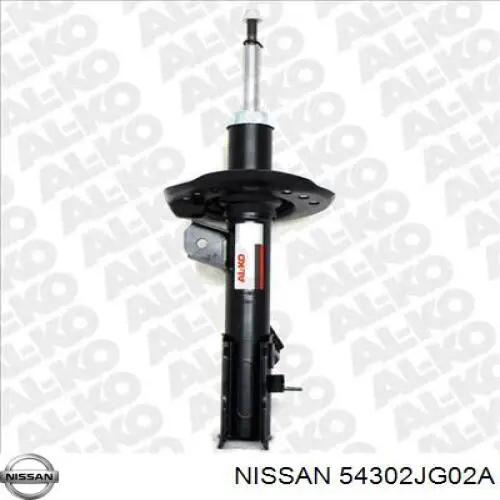 54302JG02A Nissan amortiguador delantero derecho