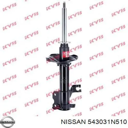 543031N510 Nissan amortiguador delantero izquierdo