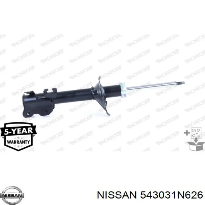 Comprar 543031N626 Nissan/Infiniti Amortiguador delantero izquierdo