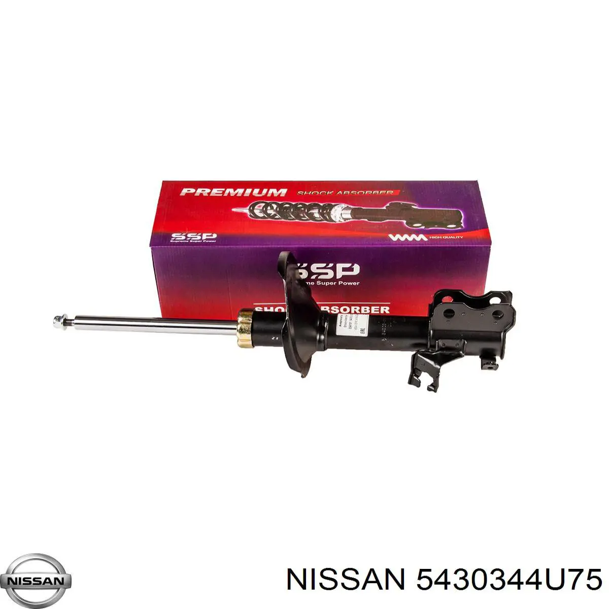 Amortiguador eje delantero izquierda Tokico B3103