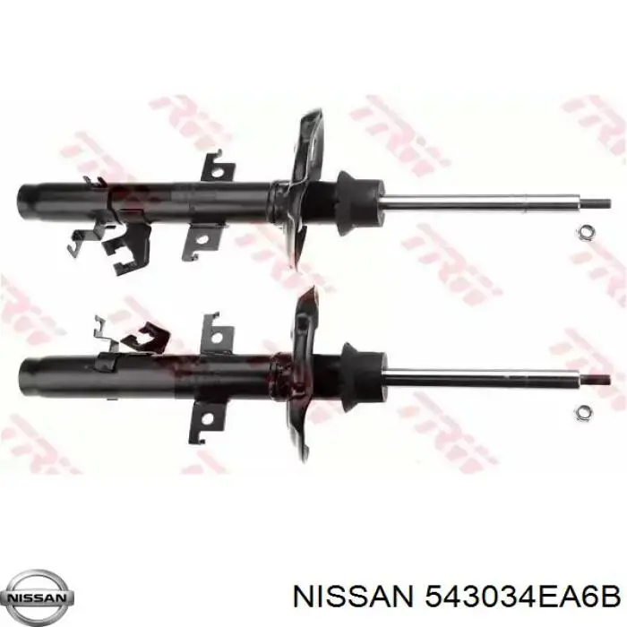 543034EA6B Nissan amortiguador delantero izquierdo