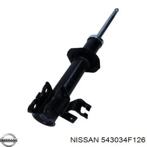 543034F126 Nissan amortiguador delantero izquierdo