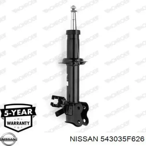 543035F626 Nissan amortiguador delantero derecho