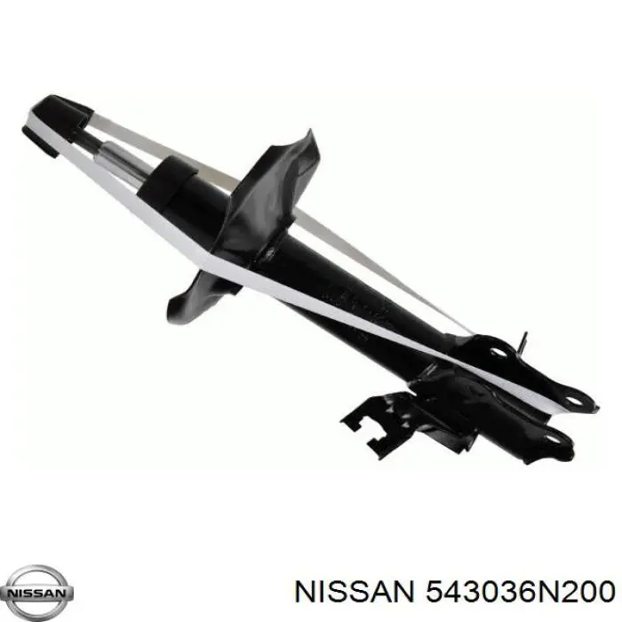 543036N200 Nissan amortiguador delantero izquierdo