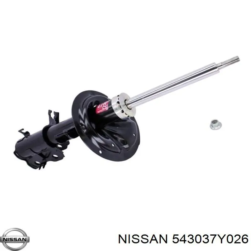 Amortiguador delantero izquierdo 543037Y026 Nissan/Infiniti