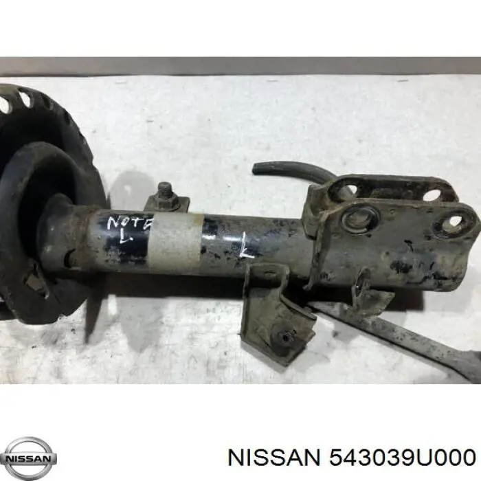 543039U000 Nissan amortiguador delantero izquierdo