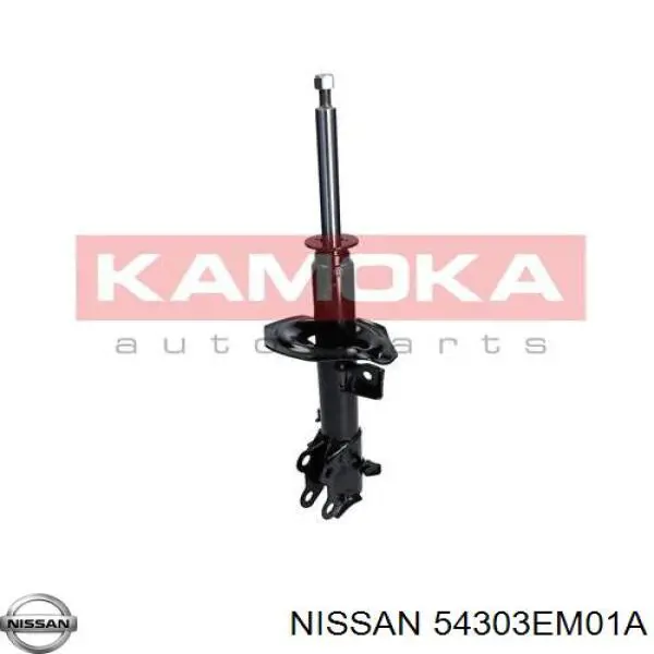 54303EM01A Nissan amortiguador delantero izquierdo