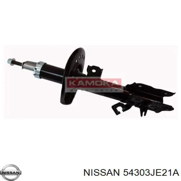 54303JE21A Nissan amortiguador delantero izquierdo