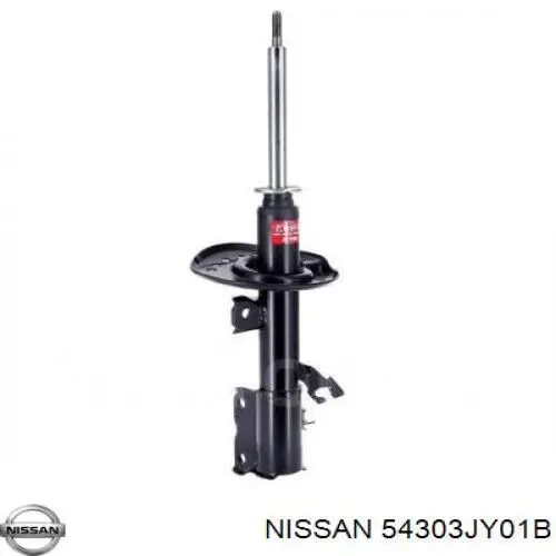 54303JY01B Nissan amortiguador delantero izquierdo