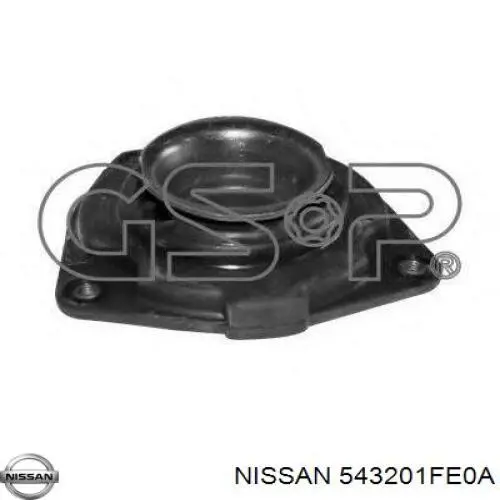 543201FE0A Nissan/Infiniti Soporte del amortiguador delantero derecho