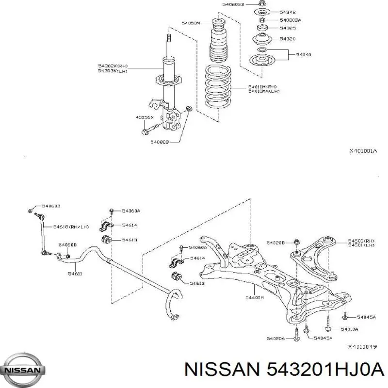 803333 Sachs Soporte del amortiguador delantero