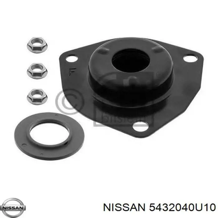 5432040U10 Nissan soporte amortiguador delantero