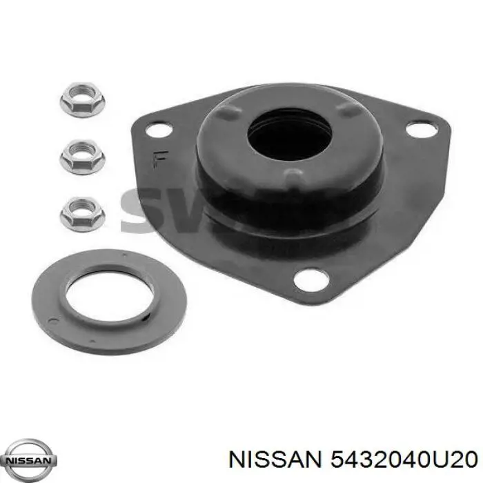 5432040U20 Nissan soporte amortiguador delantero