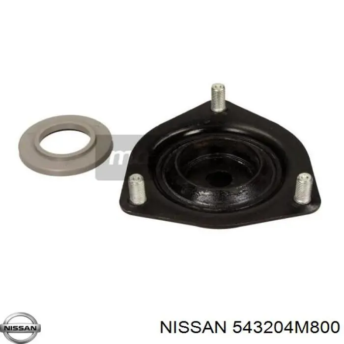 543204M800 Nissan soporte amortiguador delantero