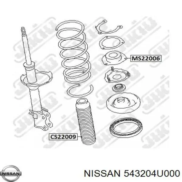 Comprar 543208Z001 Nissan/Infiniti Soporte del amortiguador delantero