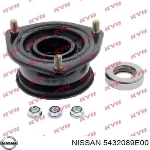 54320-89E00 Nissan soporte amortiguador delantero