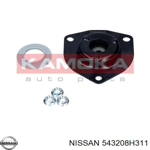 543208H311 Nissan soporte amortiguador delantero