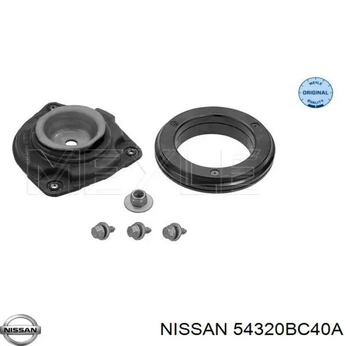 54320BC40A Nissan soporte amortiguador delantero derecho