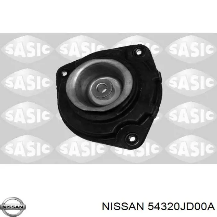 54320JD00A Nissan soporte amortiguador delantero derecho