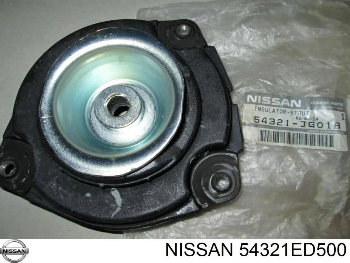 54321ED500 Nissan soporte amortiguador delantero izquierdo