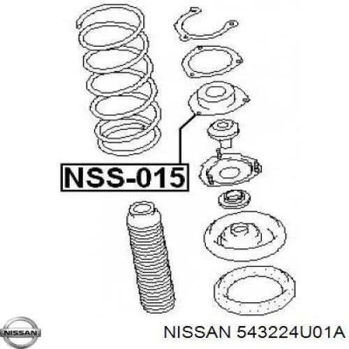 Soporte del amortiguador delantero Nissan/Infiniti 543224U01A precio, desde 15,91 EUR