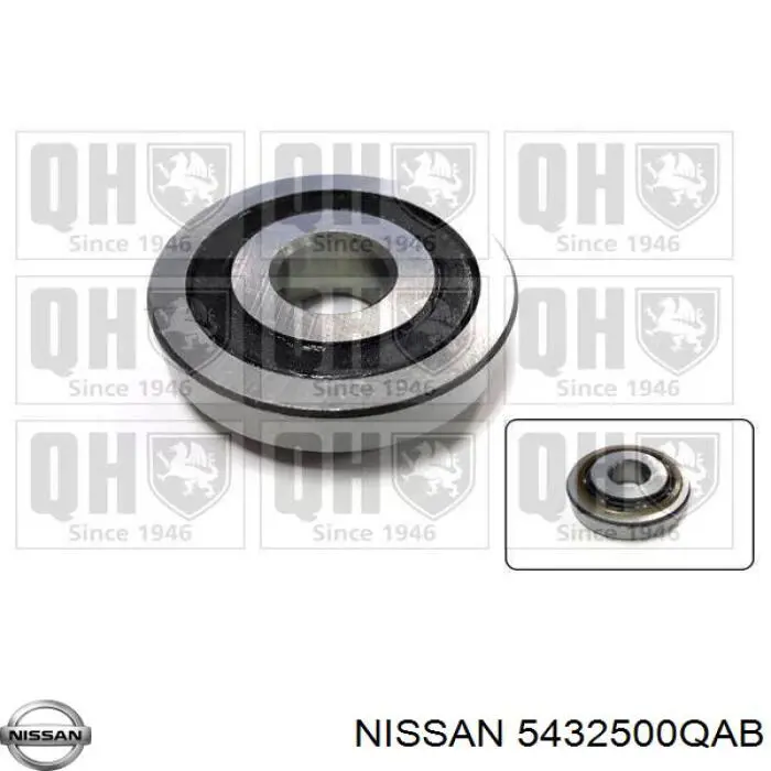 5432500QAB Nissan/Infiniti Rodamiento, copela amortiguador delantero