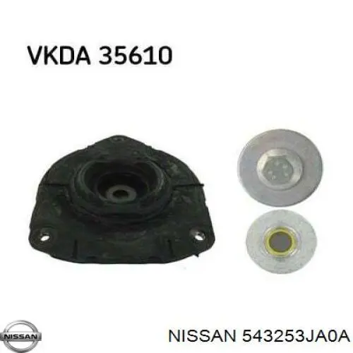 Comprar 543253JA0A Nissan/Infiniti Rodamiento de soporte del amortiguador delantero