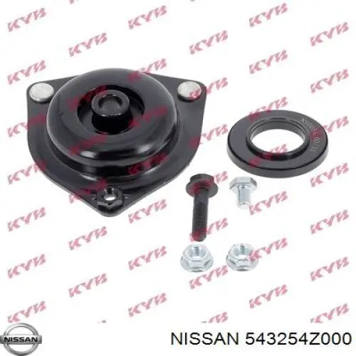Rodamiento de soporte del amortiguador delantero Nissan/Infiniti 543254Z000 precio, desde 2,91 EUR