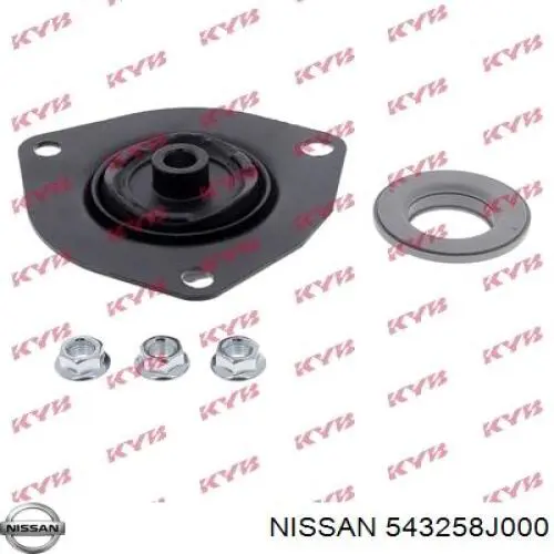 Comprar 543258J000 Nissan/Infiniti Rodamiento de soporte del amortiguador delantero