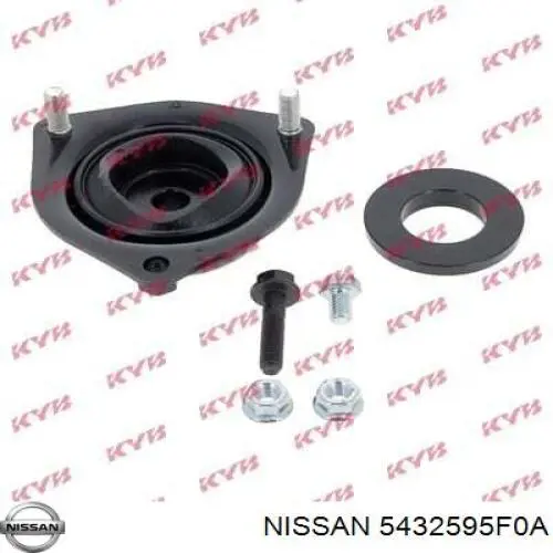 Rodamiento de soporte del amortiguador delantero Nissan/Infiniti 5432595F0A precio, desde 2,91 EUR