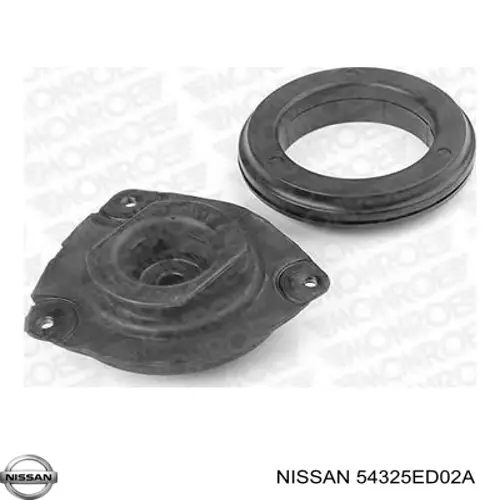 Rodamiento amortiguador delantero Nissan/Infiniti 54325ED02A