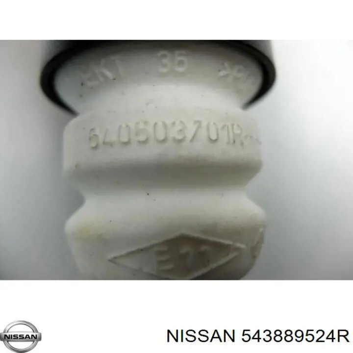 543889524R Nissan caperuza protectora/fuelle, amortiguador delantero