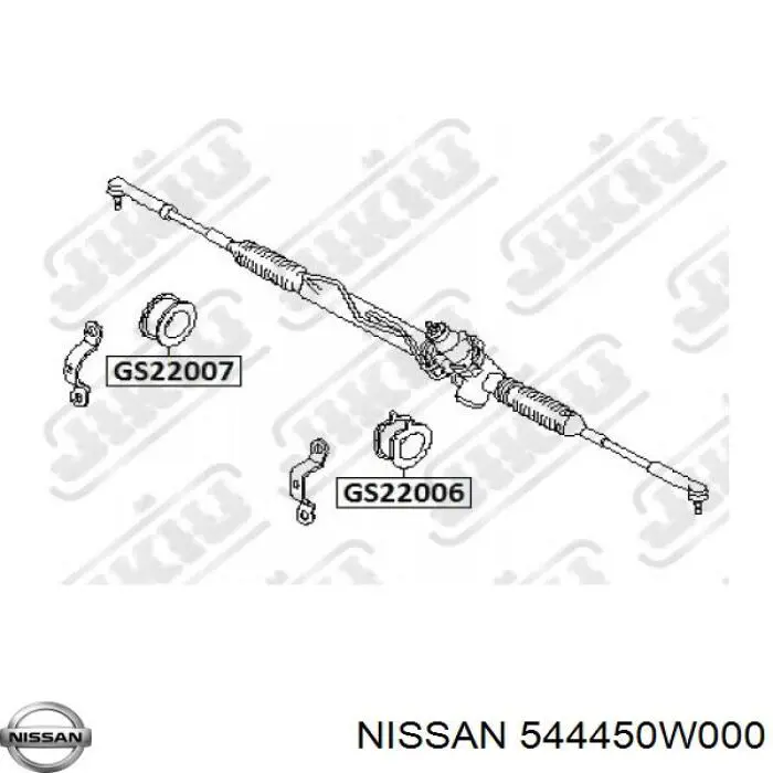 Suspensión, mecanismo de dirección izquierda para Nissan Pathfinder (R50)