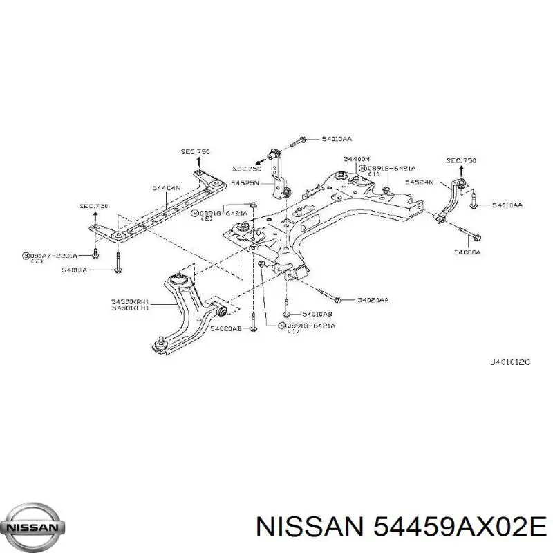  Nissan/Infiniti 54459AX02E precio, desde 9,98 EUR