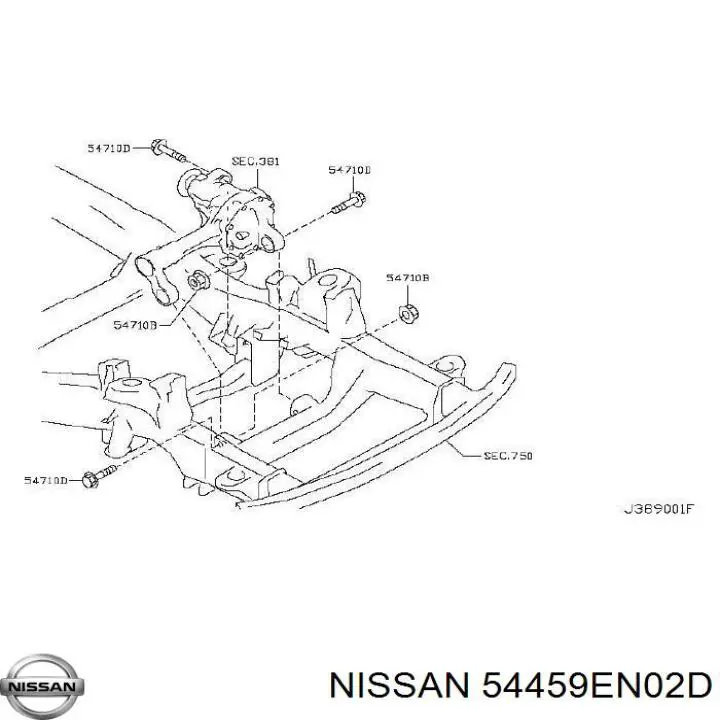 54459EN02D Nissan